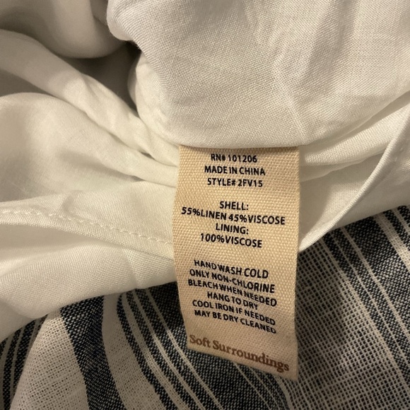 Soft Surrendering linen blend dress size M - Picture 4 of 5